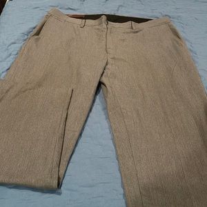 Perry Ellis # striped gray pants # size 38/30